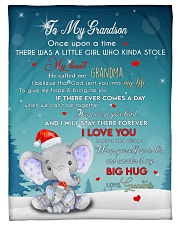 I LOVE YOU - LOVELY GIFT FOR GRANDSON Small Fleece Blanket - 30" x 40" front