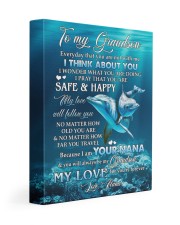 YOU WILL ALWAYS BE MY GRANDSON - FROM NANA 11x14 Gallery Wrapped Canvas Prints front