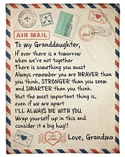 I'LL ALWAYS BE WITH YOU - GRANDMA TO GRANDDAUGHTER Small Fleece Blanket - 30" x 40" front