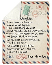 I'LL ALWAYS BE WITH YOU - GRANDMA TO GRANDDAUGHTER Sherpa Fleece Blanket tile