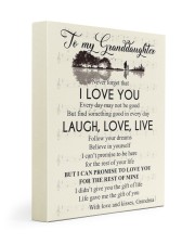 NEVER FORGET THAT I LOVE YOU - FOR GRANDDAUGHTER 11x14 Gallery Wrapped Canvas Prints front