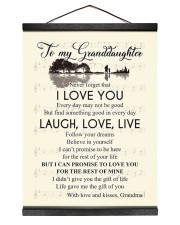 NEVER FORGET THAT I LOVE YOU - FOR GRANDDAUGHTER Hanging Canvas tile