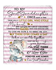I'LL STAY THERE - GRANDDAUGHTER GIFT WITH ELEPHANT Quilt 50"x60" - Throw front