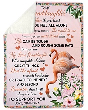 THE WORLD TO ME - GREAT GIFT FOR GRANDDAUGHTER Sherpa Fleece Blanket tile
