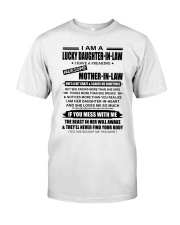 MESS WITH ME - BEST GIFT FOR DAUGHTER-IN-LAW Premium Fit Mens Tee tile