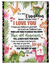 I LOVE YOU - LOVELY GIFT FOR GRANDSON Small Fleece Blanket - 30" x 40" front
