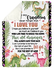 I LOVE YOU - LOVELY GIFT FOR GRANDSON Sherpa Fleece Blanket tile
