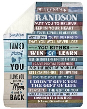 WIN OR LEARN - GRANDMA TO GRANDSON Sherpa Fleece Blanket tile