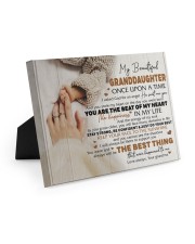 THE BEST THING - PERFECT GIFT FOR GRANDDAUGHTER Easel-Back Gallery Wrapped Canvas tile