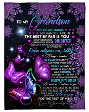 BELIEVE IN YOURSELF - PERFECT GIFT FOR GRANDSON Small Fleece Blanket - 30" x 40" front