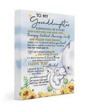 I LOVE YOU - GIFT FOR GRANDDAUGHTER 11x14 Gallery Wrapped Canvas Prints front