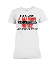 AND A RETIRED - PERFECT GIFT FOR NURSE Premium Fit Ladies Tee tile