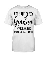 I'M THE CRAZY GRANNA - PERFECT GIFT FOR GRANNA Classic T-Shirt tile