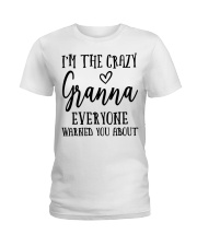 I'M THE CRAZY GRANNA - PERFECT GIFT FOR GRANNA Ladies T-Shirt tile