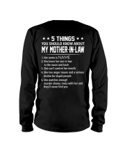5 THINGS YOU SHOULD KNOW ABOUT MY MOTHER-IN-LAW Long Sleeve Tee tile