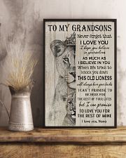 OLD LIONESS'LL HAVE YOUR BACKS - NANA FOR GRANDSON 11x17 Poster lifestyle-poster-3