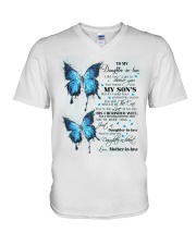 YOU'RE THE LOVE - GREAT GIFT FOR DAUGHTER-IN-LAW V-Neck T-Shirt tile