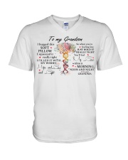 HOPE AND LOVE - BEST GIFT FOR GRANDSON V-Neck T-Shirt tile