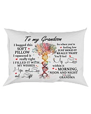HOPE AND LOVE - BEST GIFT FOR GRANDSON Rectangular Pillowcase front