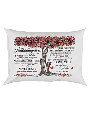 LOVE YOU - TO MY GRANDDAUGHTERS FROM YOUR NANA Rectangular Pillowcase front