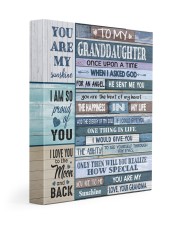 I AM SO PROUD OF YOU - GRANDMA TO GRANDDAUGHTER 11x14 Gallery Wrapped Canvas Prints front