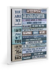 I AM SO PROUD OF YOU - GRANDMA TO GRANDDAUGHTER Floating Framed Canvas Prints White tile