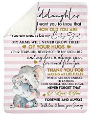 I LOVE YOU - BEST GIFT FOR GRANDDAUGHTER Sherpa Fleece Blanket tile