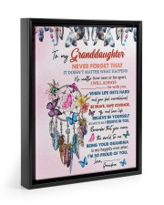 cv-granddau-gets-hard-grandma-ddub-htteh Floating Framed Canvas Prints Black tile