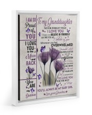 BELIEVE IN YOURSELF - GIFT FOR GRANDDAUGHTER 11x14 White Floating Framed Canvas Prints thumbnail