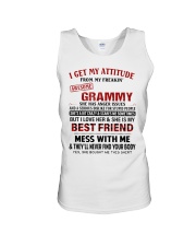 SHE IS MY BEST FRIEND - AMAZING GIFT FOR GRANDSON Unisex Tank tile