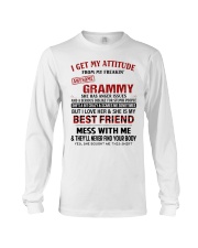 SHE IS MY BEST FRIEND - AMAZING GIFT FOR GRANDSON Long Sleeve Tee tile