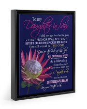 YOU'RE THE LOVE - SPECIAL GIFT FOR DAUGHTER-IN-LAW 11x14 Black Floating Framed Canvas Prints thumbnail