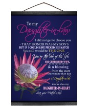 YOU'RE THE LOVE - SPECIAL GIFT FOR DAUGHTER-IN-LAW 12x16 Black Hanging Canvas thumbnail