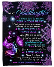 I LOVE YOU - GRANDMA TO GRANDDAUGHTER Small Fleece Blanket - 30" x 40" front