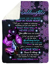 I LOVE YOU - GRANDMA TO GRANDDAUGHTER Sherpa Fleece Blanket tile