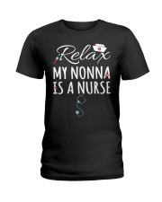 RELAX MY NONNA IS A NURSE - GIFT FOR GRANDKIDS Ladies T-Shirt tile