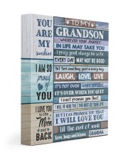 I WILL LOVE YOU - AMAZING GIFT FOR GRANDSON 11x14 Gallery Wrapped Canvas Prints front