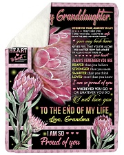 PROUD OF YOU - BEAUTIFUL GIFT TO GRANDDAUGHTER Sherpa Fleece Blanket tile