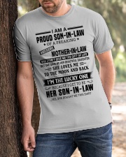 I'M THE LUCKY ONE - GREAT GIFT FOR SON-IN-LAW Classic T-Shirt apparel-classic-tshirt-lifestyle-front-51