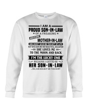 I'M THE LUCKY ONE - GREAT GIFT FOR SON-IN-LAW Crewneck Sweatshirt tile