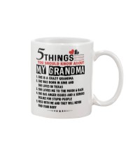 5 THINGS YOU SHOULD KNOW ABOUT MY GRANDMA Mug tile