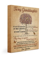 MY HEART IS LIGHTER -TO GRANDDAUGHTER FROM GRANDMA 11x14 Gallery Wrapped Canvas Prints front
