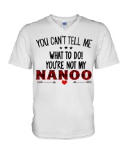 YOU CAN'T TELL ME - SPECIAL GIFT FOR GRANDCHILD V-Neck T-Shirt tile