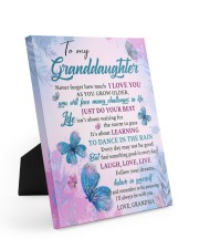 I'LL ALWAYS BE WITH YOU - AMAZING GIFT FOR GRANDDAUGHTER Easel-Back Gallery Wrapped Canvas tile