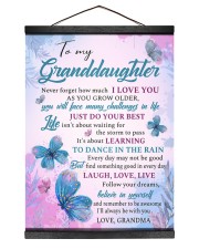 I'LL ALWAYS BE WITH YOU - AMAZING GIFT FOR GRANDDAUGHTER Hanging Canvas tile
