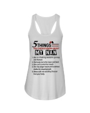5 THINGS ABOUT MY NAN - BEST GIFT FOR GRANDKIDS Ladies Flowy Tank tile