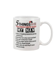 5 THINGS ABOUT MY NAN - BEST GIFT FOR GRANDKIDS Mug tile