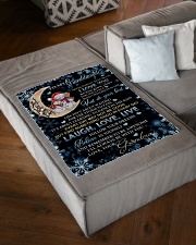 FOLLOW YOUR DREAMS - BEST GIFT FOR GRANDDAUGHTER Small Fleece Blanket - 30" x 40" aos-coral-fleece-blanket-30x40-lifestyle-front-03