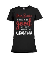 I Tried To Be Good - Best Gift For Grandkids Premium Fit Ladies Tee tile