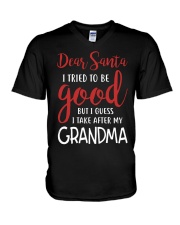I Tried To Be Good - Best Gift For Grandkids V-Neck T-Shirt tile